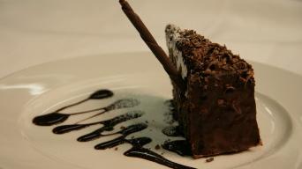 Čokoládovo lanýžový dort