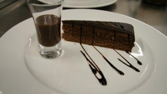 Čokoládovo lanýžový dort